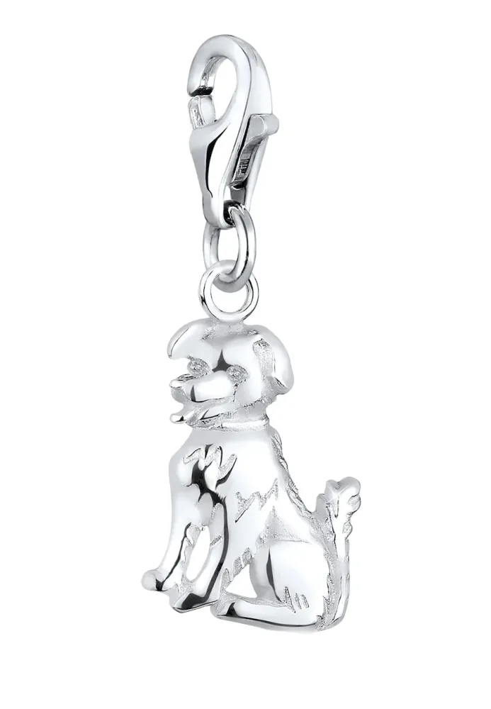 Elli - Charm Hund Tier Freund, One Size, Silber