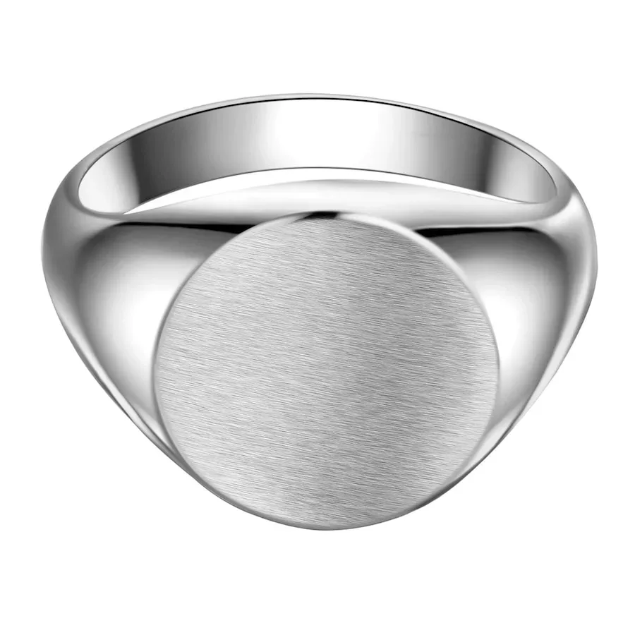 True Rebels Ring aus Edelstahl in silber Herrenschmuck 1 ct Herren