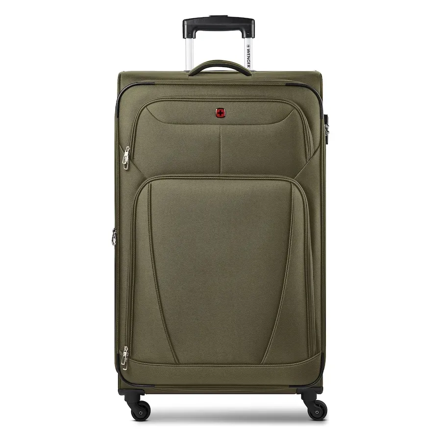 Wenger Beaumont 4-Rollen Trolley XL 87 cm Sondergrösse mit Dehnfalte Koffer & Trolleys 1 ct Grün Herren