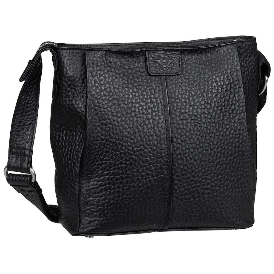 Voi Hirsch Beatrix Umhängetasche Leder 22 cm (One Size) Handtaschen 1 ct Schwarz Damen