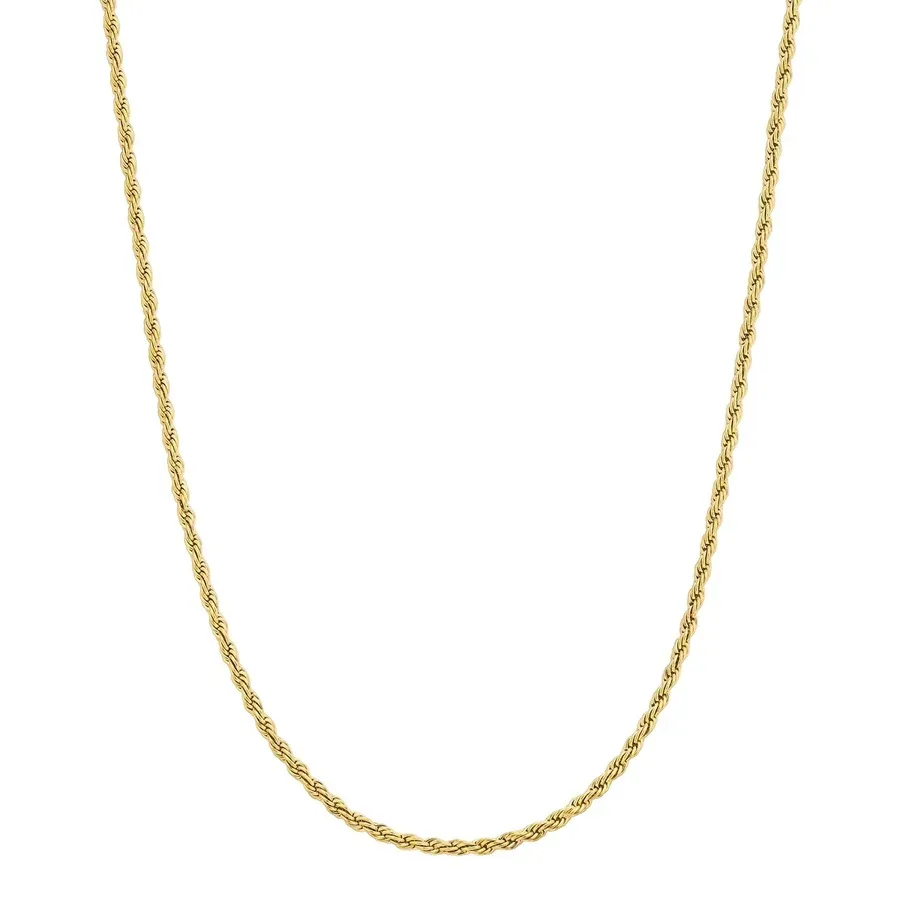 True Rebels Halskette aus Edelstahl in gelbgold Ketten 1 ct Herren