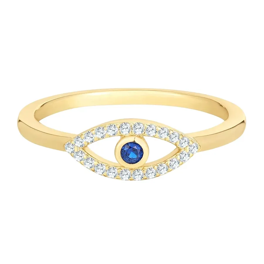 Glanzstücke München - Femme Bague Œil omniscient, 48, Gold