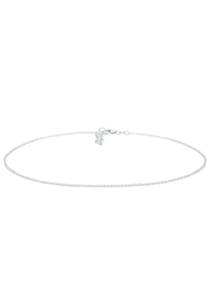 Elli Basic Erbskette Choker 925 Sterling Silber Ketten 1 ct Damen