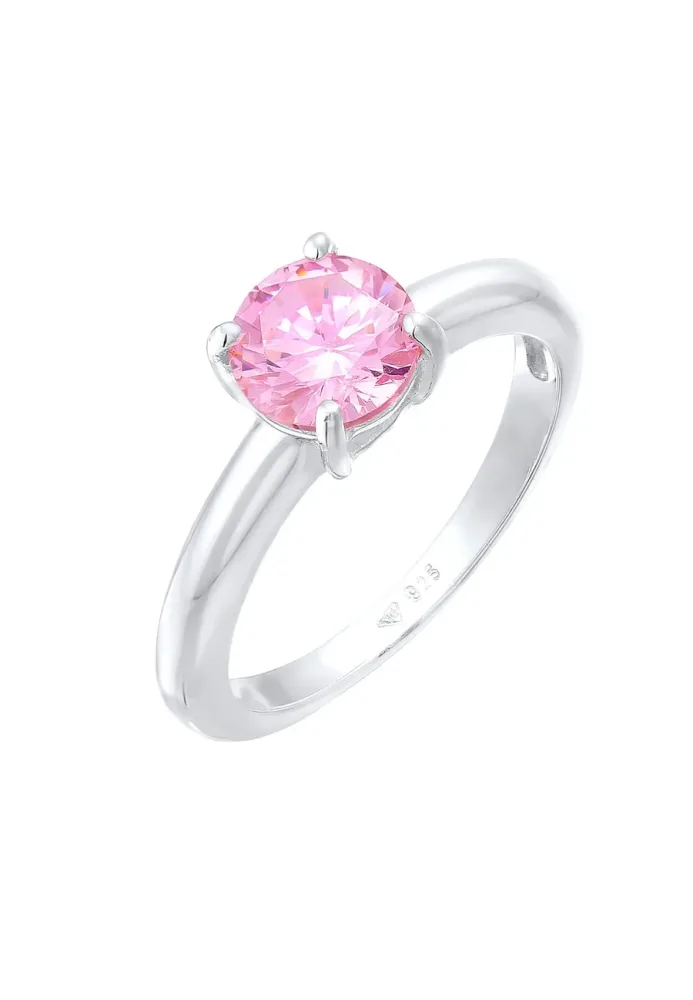 Elli Solitär Klassisch Zirkonia 925 Sterling Silber Ringe 1 ct Damen