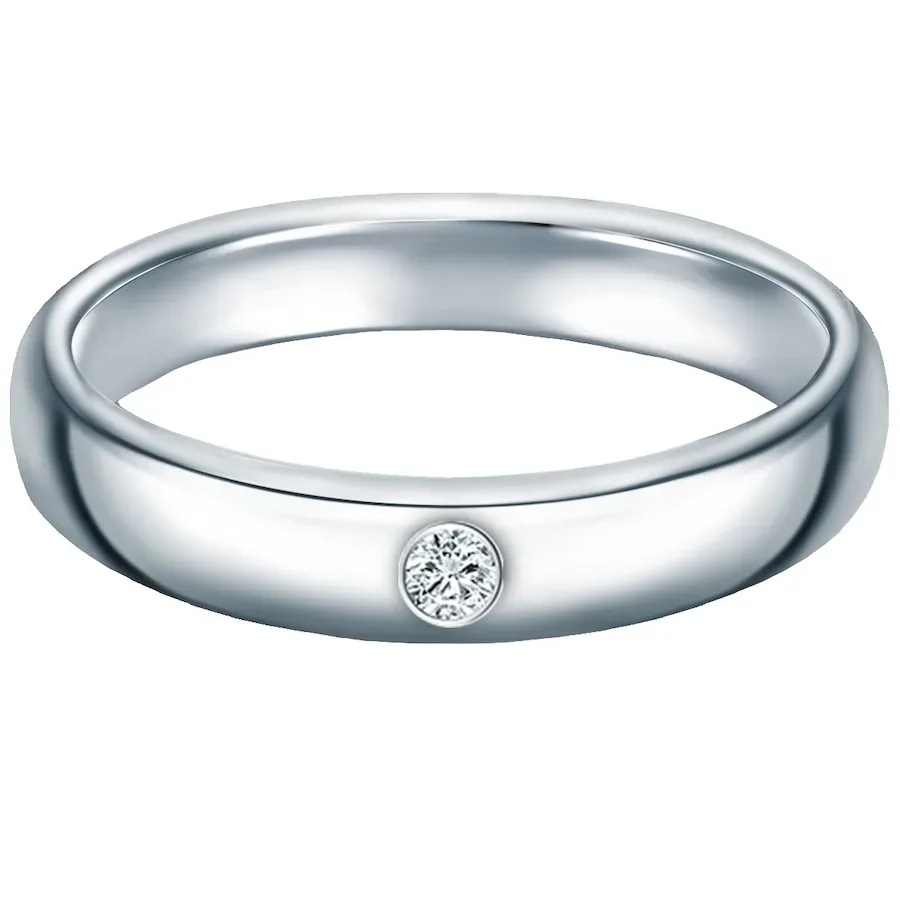 Trilani Ring aus Sterling Silber in silber mit Zirkonia Ringe 1 ct Damen