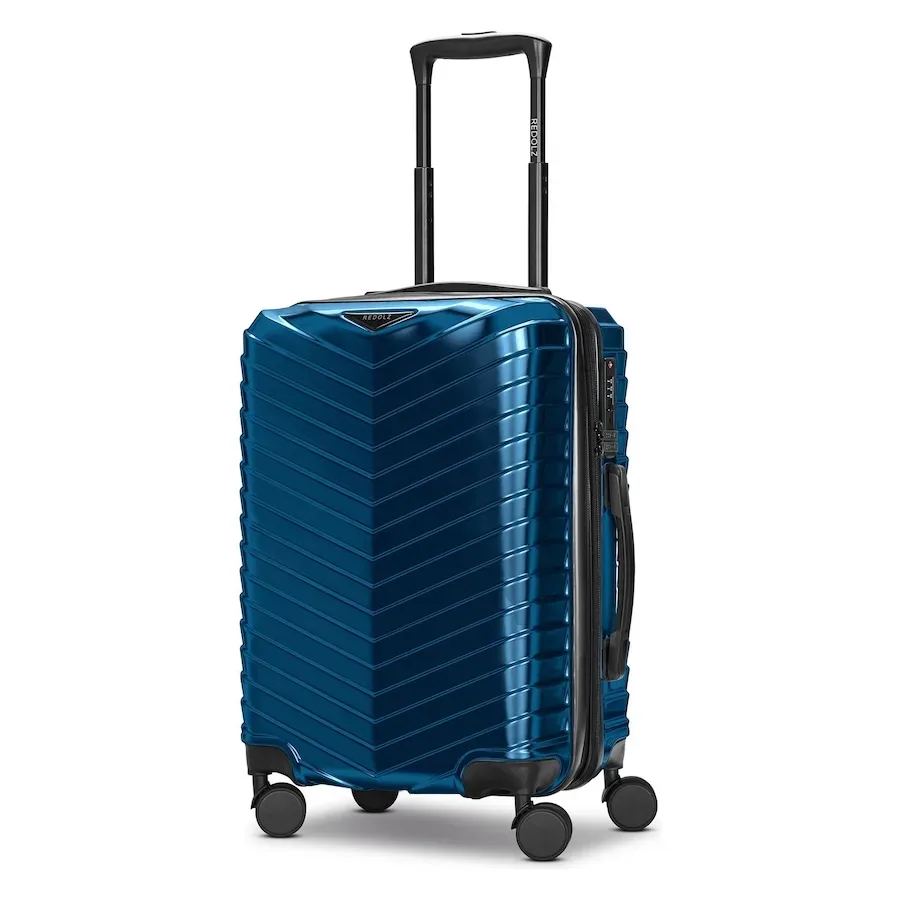 Redolz Essentials 18 2.0 4 Rollen Kabinentrolley S 55 cm mit Dehnfalte Koffer & Trolleys 1 ct Schwarz Herren