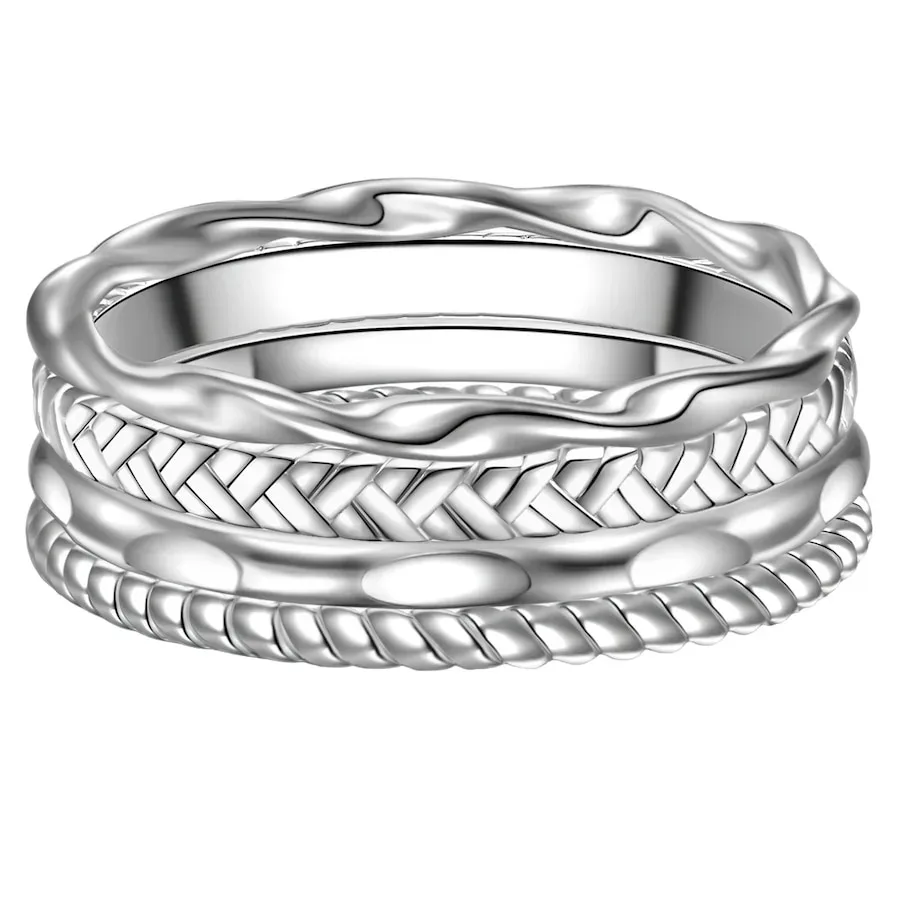 Glanzstücke München Ring Sterling Silber in Silber Ringe 1 ct Damen