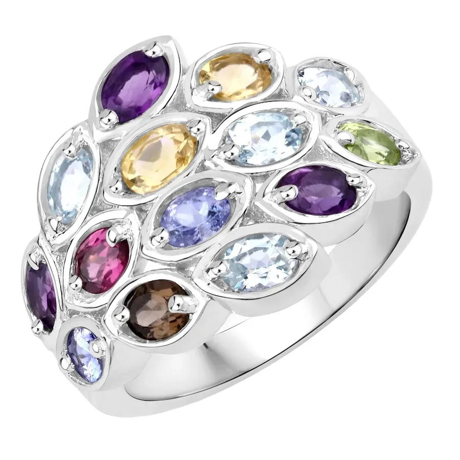 Rafaela Donata Ring Sterling Silber Blautopas in Silber Ringe 1 ct Damen
