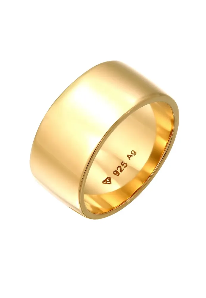 Elli - Ring Basic Bandring, 54mm, Gold