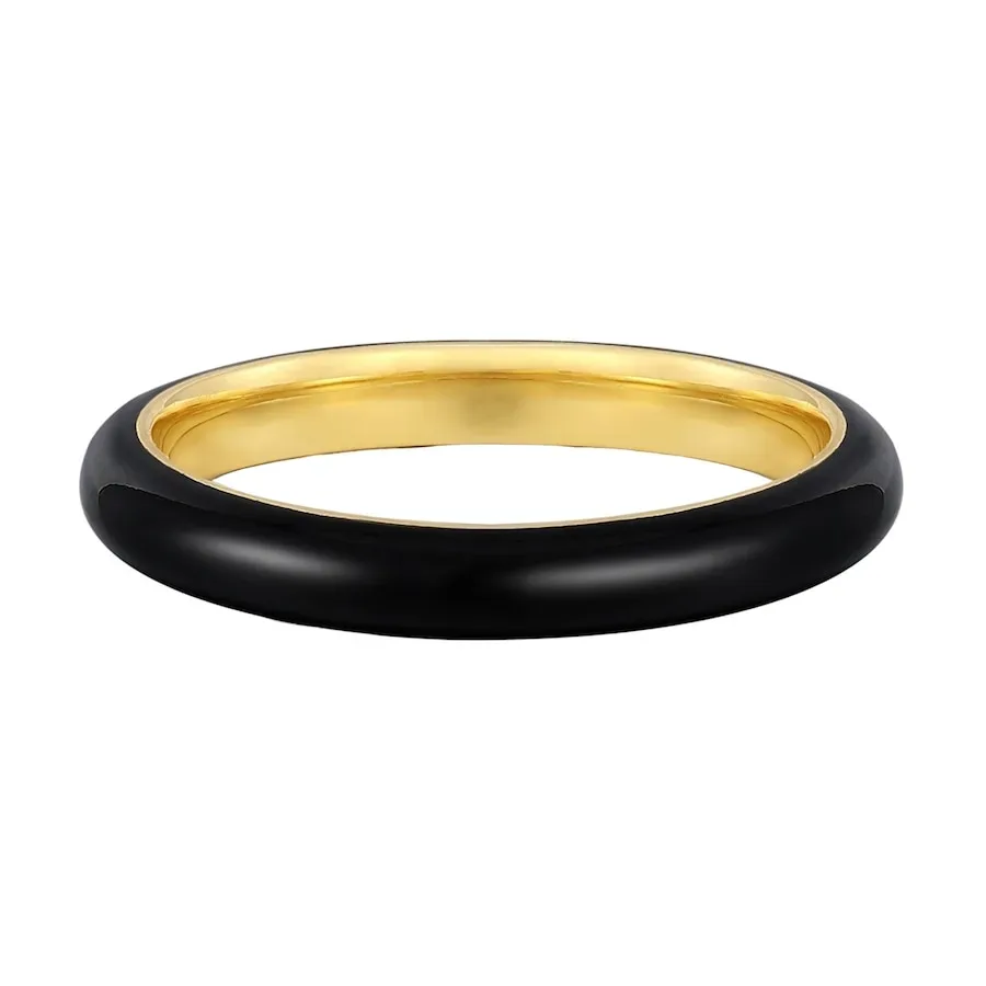 Glanzstücke München Ring aus Sterling Silber in gelbgold Ringe 1 ct Damen