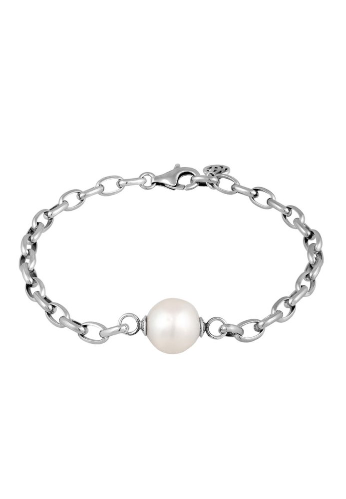 Haze & Glory Gliderarmband - Chunky Perle 925 Silber Herrenschmuck 1 ct Herren
