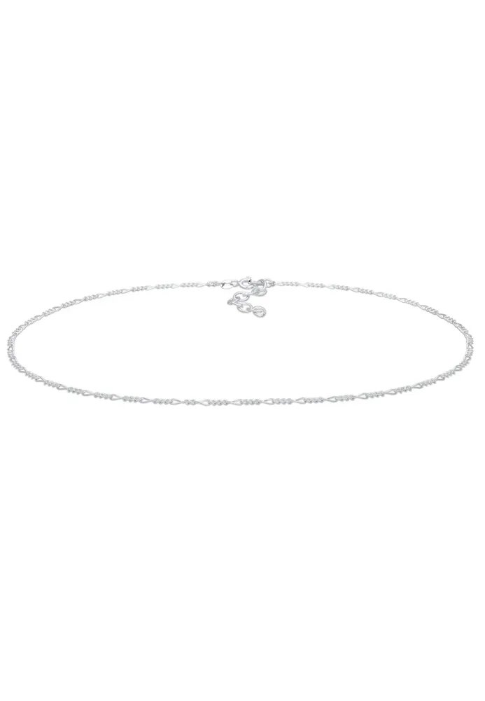 Elli - Halskette Choker Figaro Basic Blogger, 36cm, Silber
