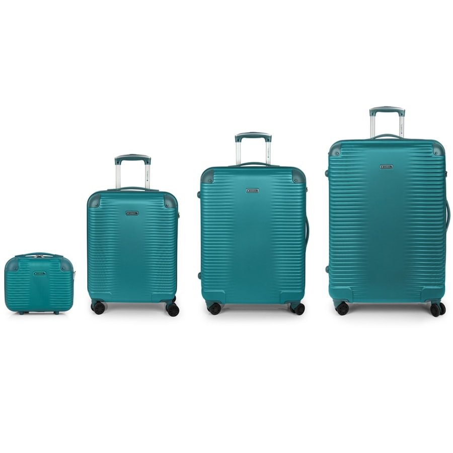 Gabol Balance XP 4 Rollen Kofferset 4-teilig mit Dehnfalte Koffer & Trolleys 1 ct Petrol Herren
