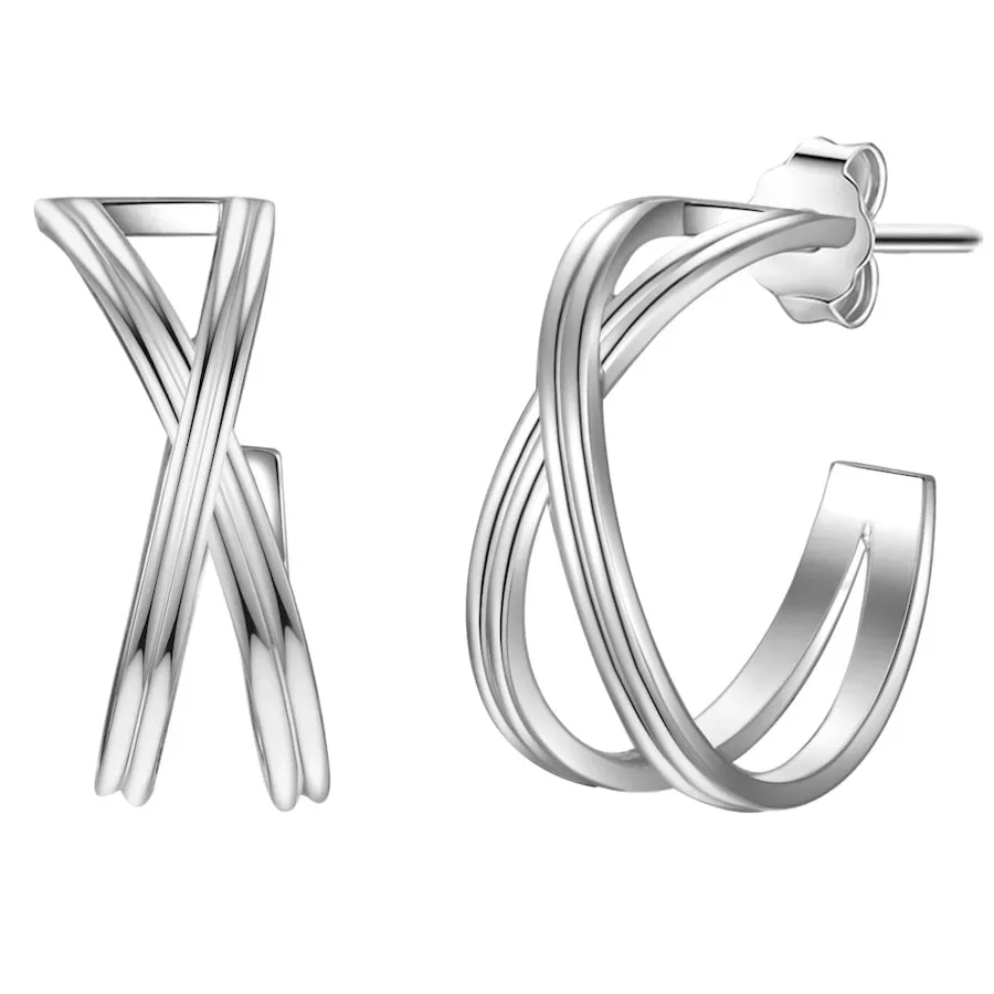 Glanzstücke München - Ohrstecker, 16mm, Silber