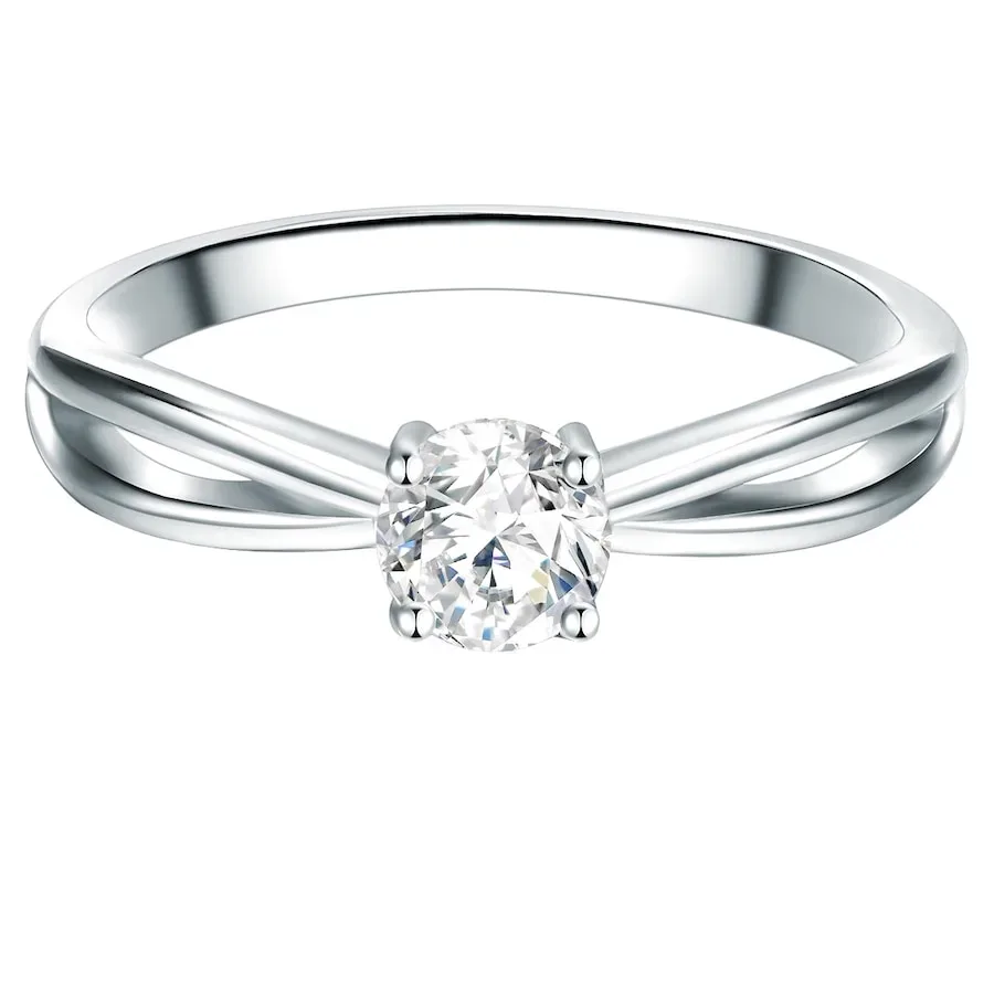 Trilani Ring Sterling Silber Zirkonia in Silber Ringe 1 ct Damen