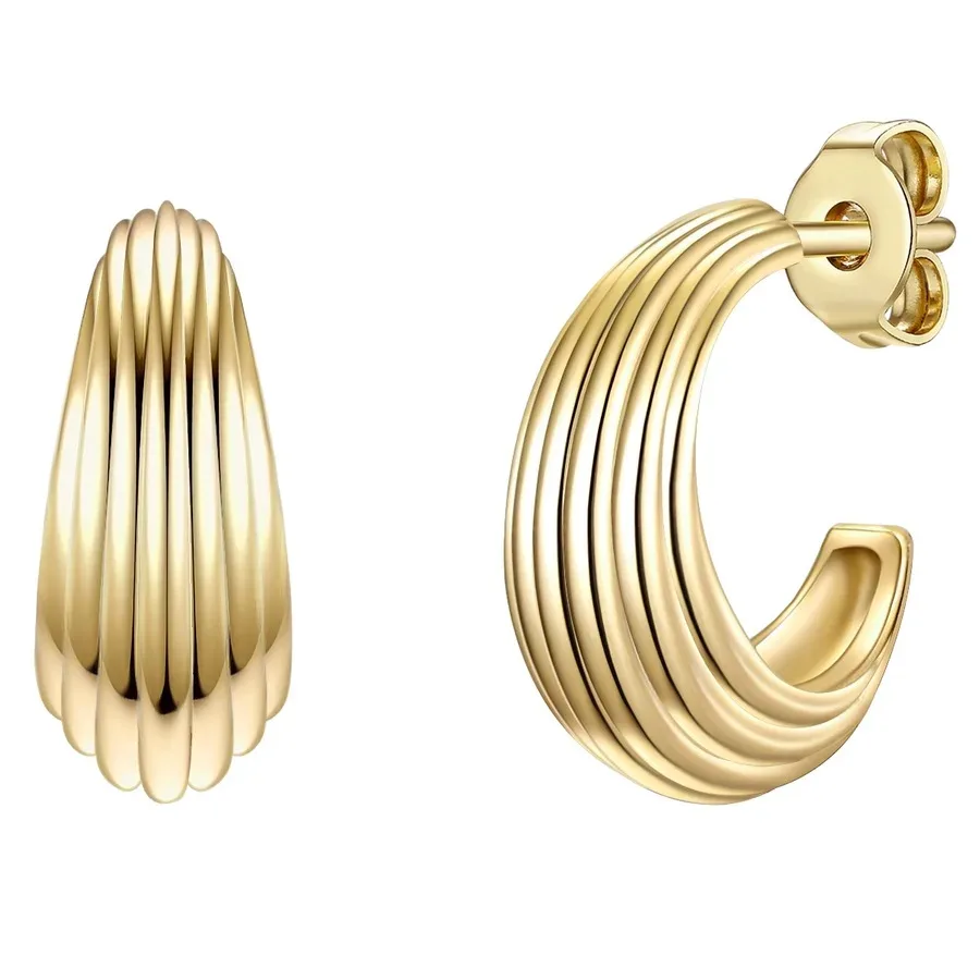 Glanzstücke München - Creolen, 15mm, Gold