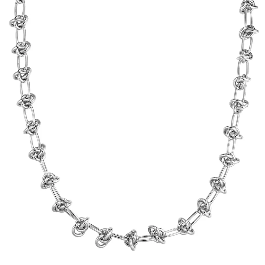 Yokoamii Halskette aus Messing in silber Ketten 1 ct Damen