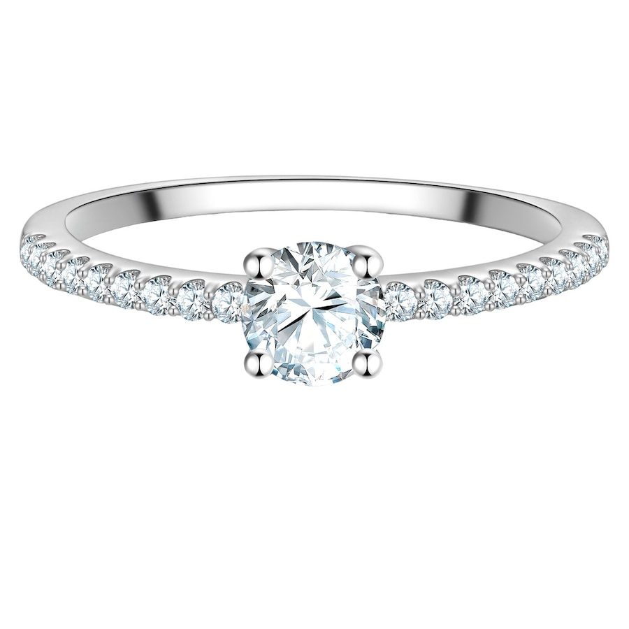 Trilani Ring aus Sterling Silber in silber mit Zirkonia Ringe 1 ct Damen