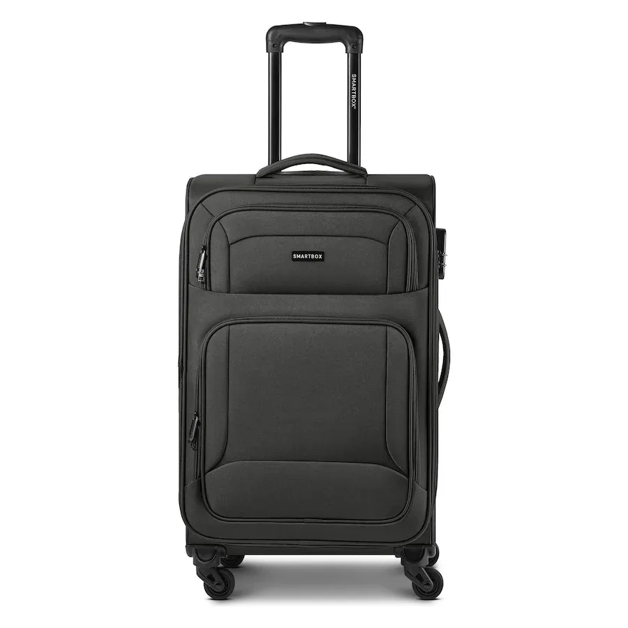 Smartbox Edition 04 4 Rollen Trolley 67 cm mit Dehnfalte Reisetaschen 1 ct Schwarz Herren
