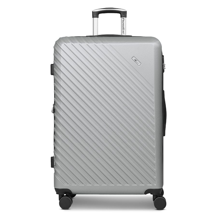 CHECK.IN Paradise 2.0 4 Rollen Trolley L 78 cm mit Dehnfalte Reisetaschen 1 ct Grau Herren