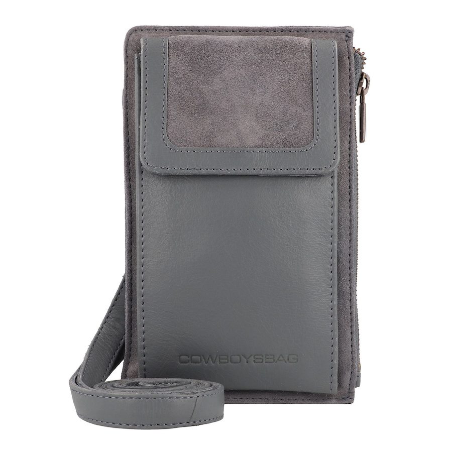 Cowboysbag Seventies Suede Handytasche Leder 12.5 cm Handtaschen 1 ct Grau Damen