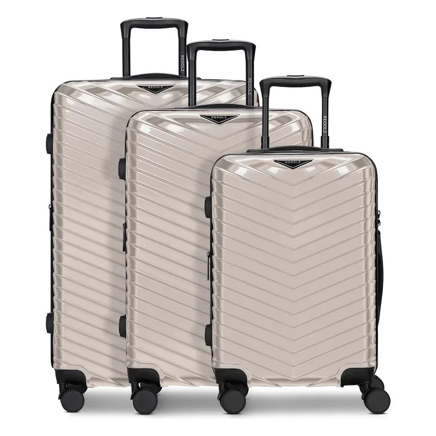 Redolz Essentials 18 2.0 4 Rollen Kofferset 3-teilig mit Dehnfalte Koffer & Trolleys 1 ct Nude Herren