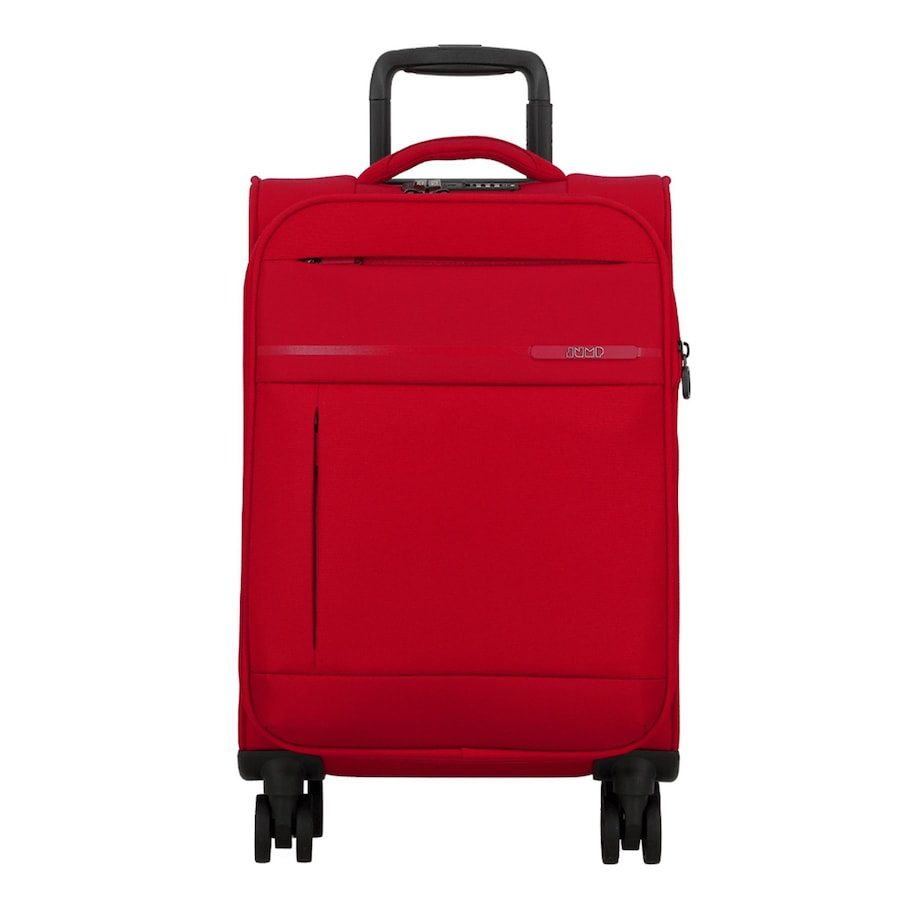 Jump Monthélys 4 Rollen Kabinentrolley 55 cm mit Dehnfalte Reisetaschen 1 ct Rot Herren