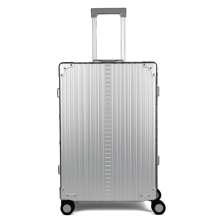 Aleon Traveler 4-Rollen Trolley 67 cm mit Kleidersack Reisetaschen 1 ct Grau Herren