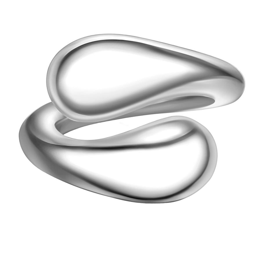 Yokoamii Ring aus Metall-Legierung in silber Ringe 1 ct Damen