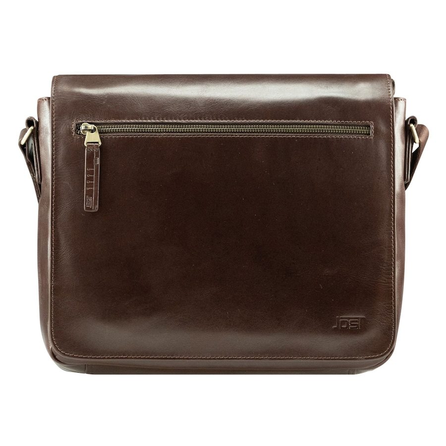 Jost Skagen Aktentaschen Messenger Leder 32 cm Laptopfach Laptoptaschen 1 ct Braun Herren