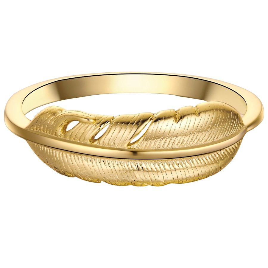 Rafaela Donata Halskette Feder aus Sterling Silber in Silber mit Zirkonia Ringe 1 ct Damen