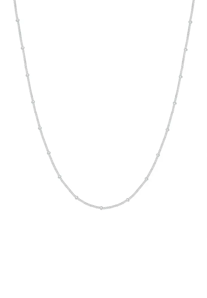 Elli - Halskette Basic Kugeln, 45cm, Silber