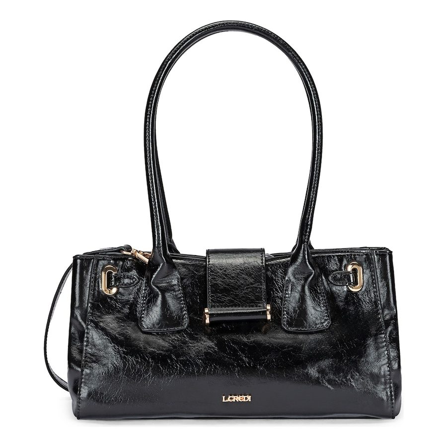 L.CREDI Sandri Schultertasche Handtaschen 1 ct Schwarz Damen