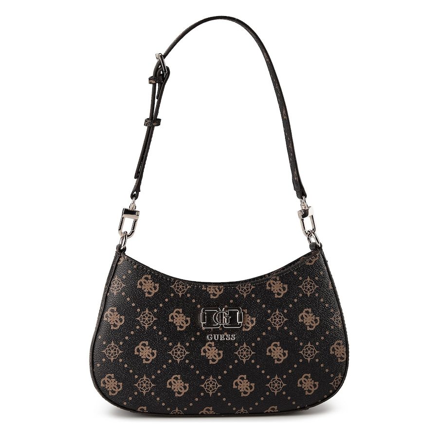Guess Emelie Schultertasche Handtaschen 1 ct Braun Damen