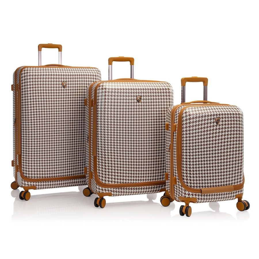 Heys EZ Fashion 4 Rollen Kofferset 3-teilig mit Dehnfalte Reisetaschen 1 ct Coral Herren