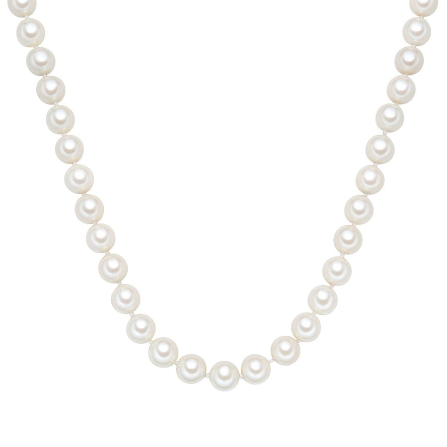 Rafaela Donata Perlen-Kette Sterling Silber Muschelkernperle in Silber Ketten 1 ct Damen