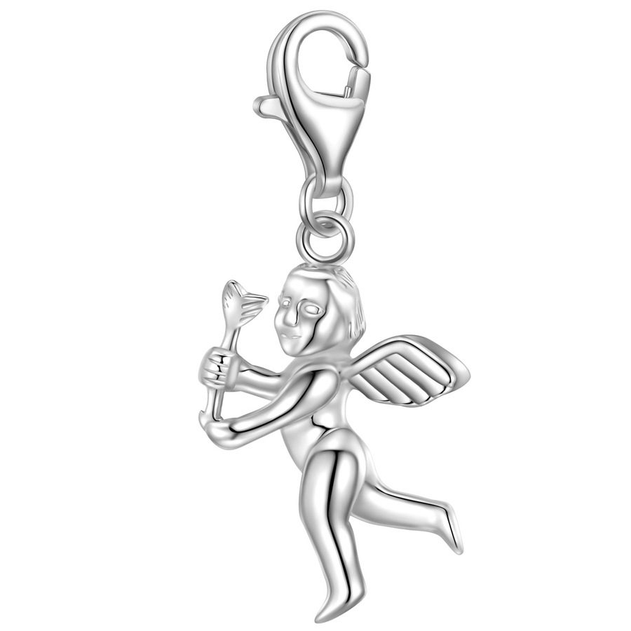 Rafaela Donata Charm Engel aus Sterling Silber in Silber Ketten 1 ct Damen