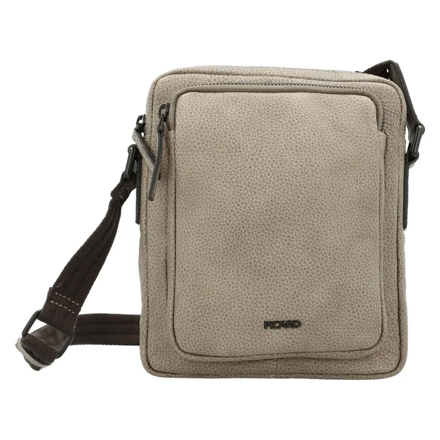 Picard Casual Umhängetasche Handtaschen 1 ct Grau Herren