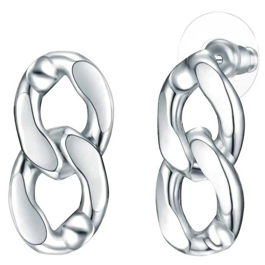 Lulu & Jane Ohrhänger Metall-Legierung in Silber Ohrringe 1 ct Damen
