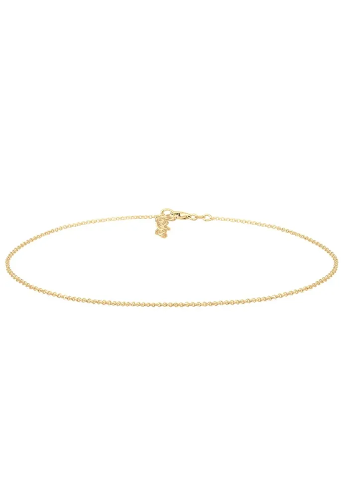 Elli Basic Erbskette Choker 925 Sterling Silber Ketten 1 ct Damen