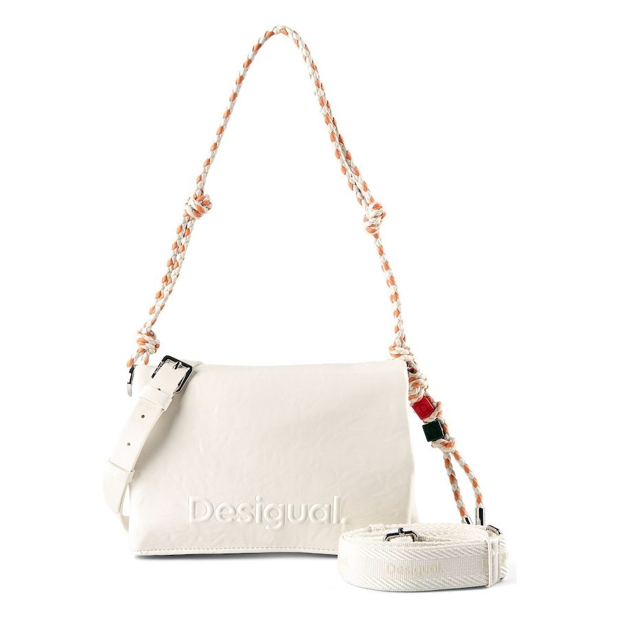 Desigual Half Schultertasche Handtaschen 1 ct Weiss Damen