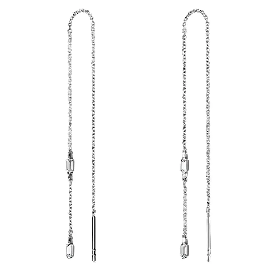 Glanzstücke München Ohrhänger aus Sterling Silber in gelbgold mit Zirkonia Ohrringe 1 ct Damen