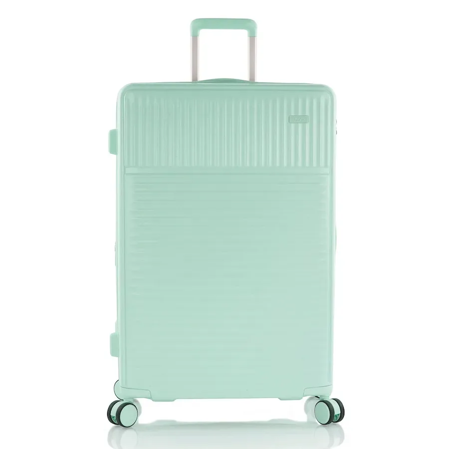 Heys Pastel 4 Rollen Trolley L 76 cm mit Dehnfalte Reisetaschen 1 ct Grün Herren