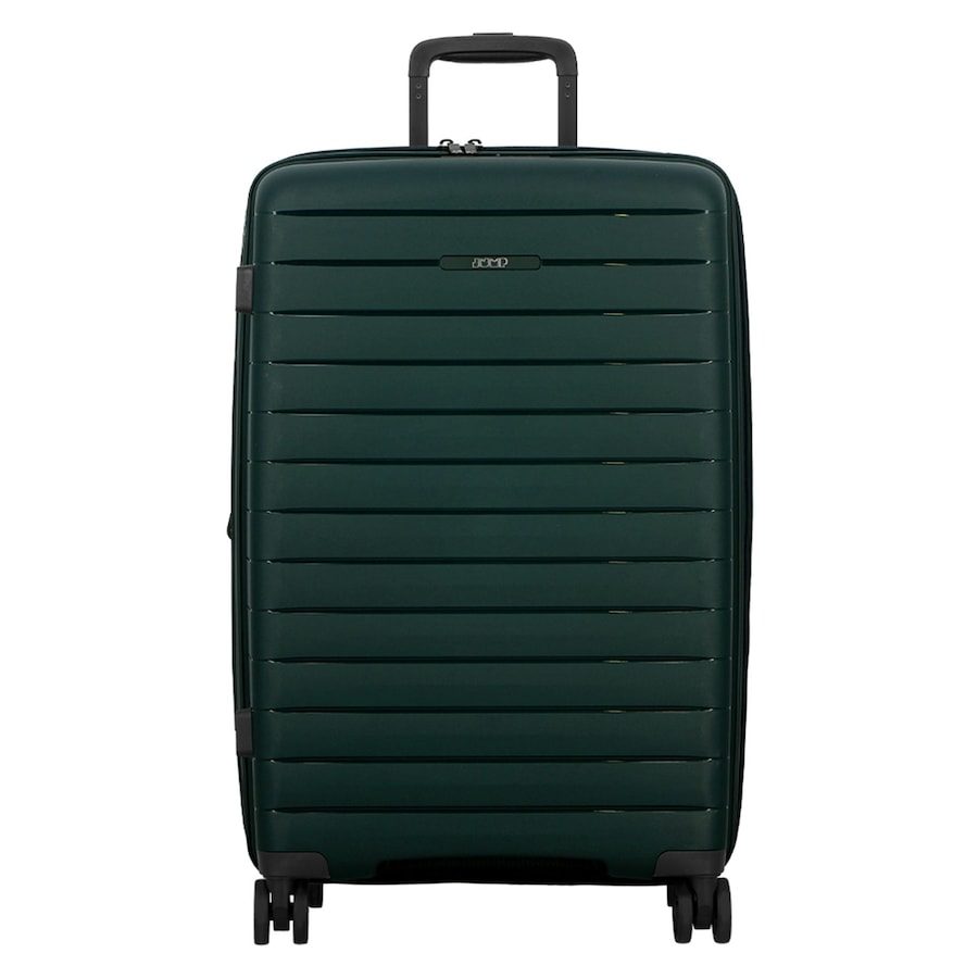 Jump Striper 4 Rollen Trolley 68 cm mit Dehnfalte Koffer & Trolleys 1 ct Grün Herren