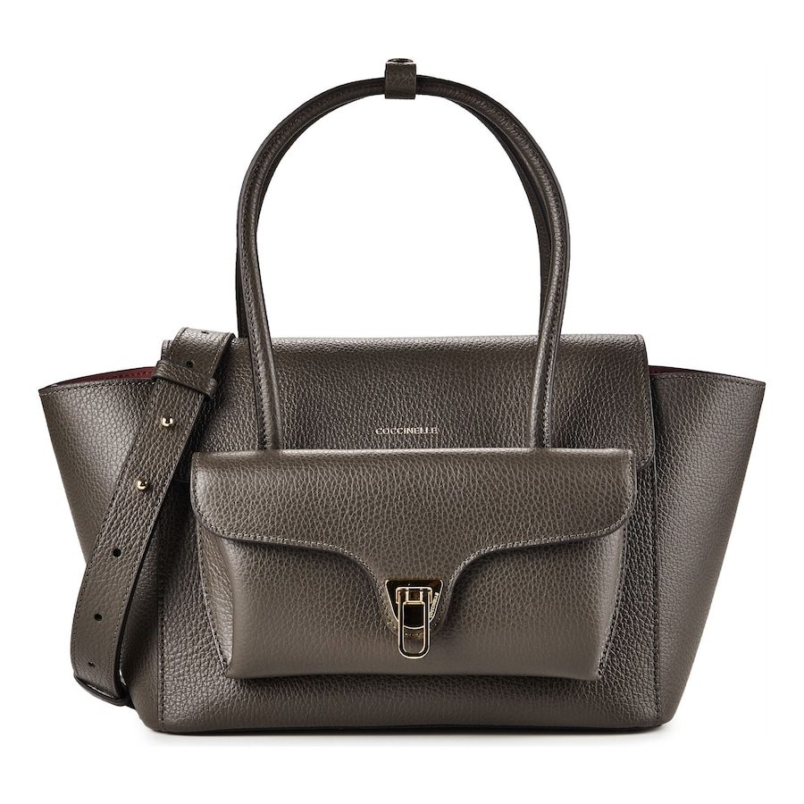 Coccinelle Double Beat Schultertasche Handtaschen 1 ct Grau Damen