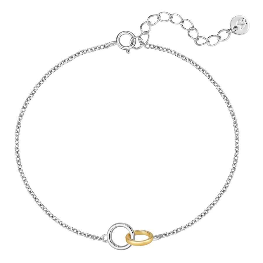 Glanzstücke München Armband aus Sterling Silber in silber/gelbgold Armbänder & Armreife 1 ct Damen