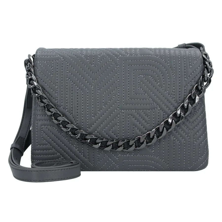 DKNY Desiree Schultertasche Accessoire-Trend für Herbst & Winter 2024 1 ct Grau Damen