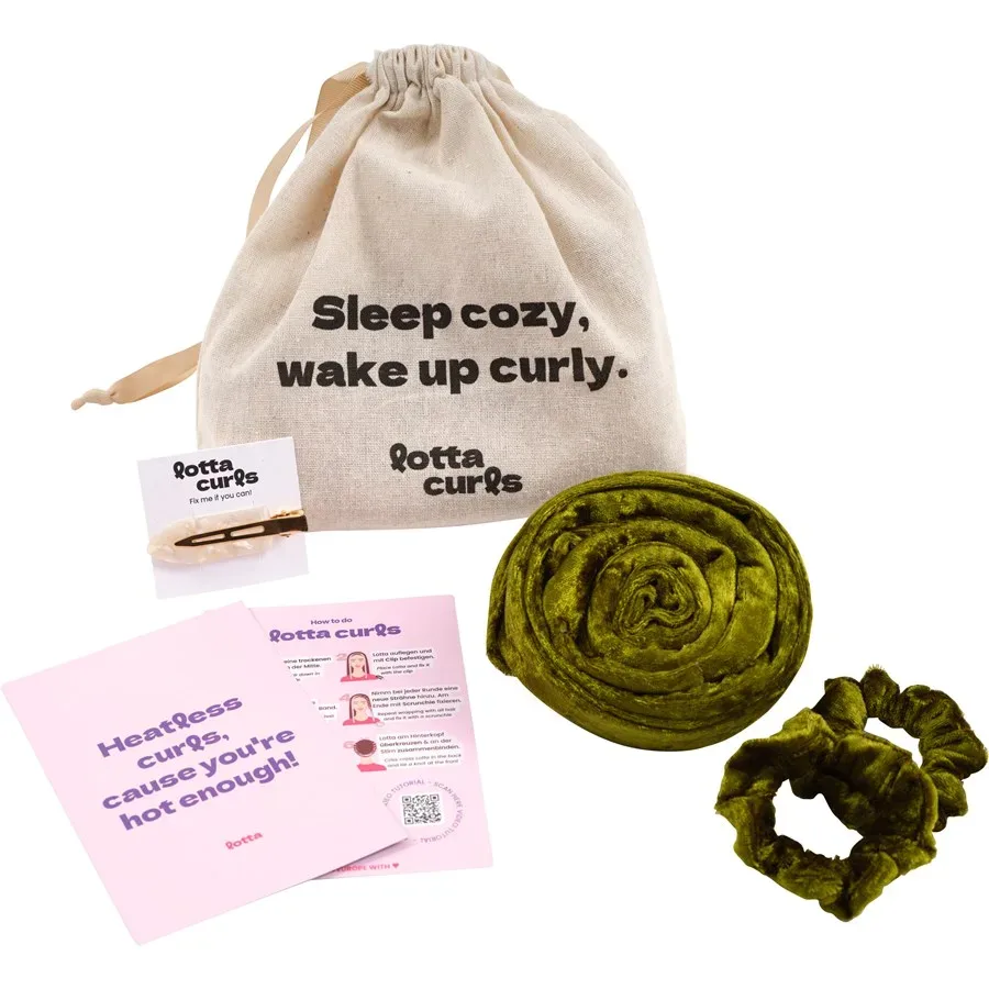 Lotta Curls Lockenband Noble Olive Haarreifen & -bänder 1 ct Braun Damen