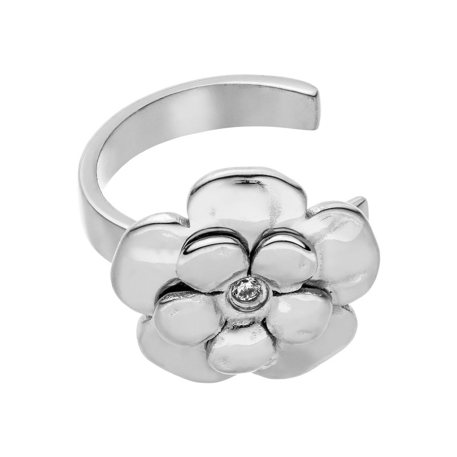 Purelei Flower Earcuff 100% Edelstahl Ohrringe 1 ct Grau