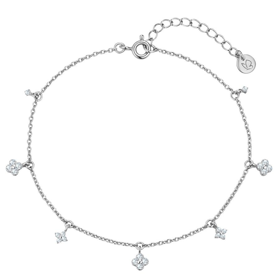 Glanzstücke München Armband aus Sterling Silber in silber mit Zirkonia Armbänder & Armreife 1 ct Damen